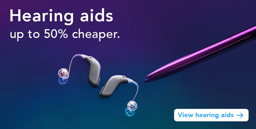 Hearing aids up to 50% cheaper